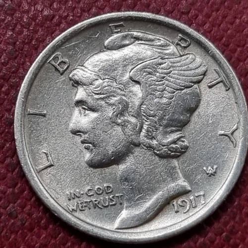 1917 Mercury Dime 10c UNC #98183