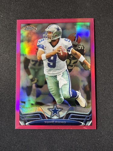 Tony Romo - 2013 Topps Chrome - Pink Refractor #D 297/399 - Dallas Cowboys #196