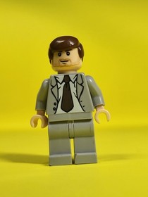 LEGO INDIANA JONES MINIFIG Indy in Gray Suit iaj039 Venice Canal Chase 7197