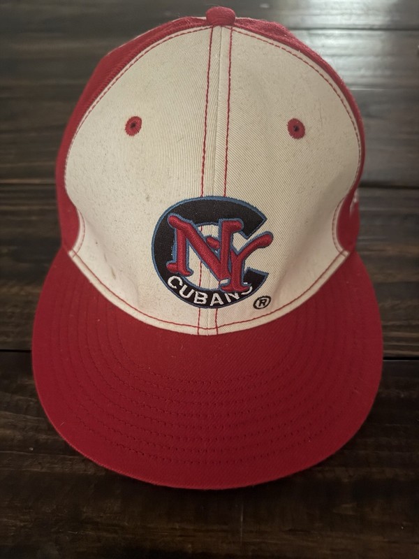 New York Cubans Vintage Baseball Cap Size 8 With A Few Stains