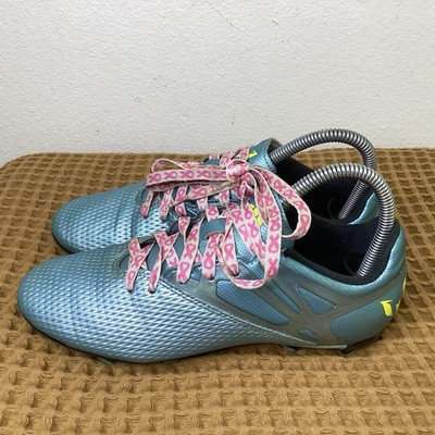 ADIDAS Messi 15.1 FG/AG B23773 Ice Metallic Blue Mens 5.5 Soccer