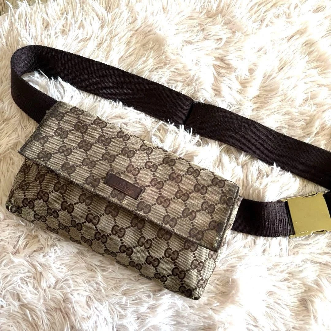 Gucci Gg Motif Ceinture Sac Designer Taille Pochette Body Bag pour Voyage Luxe Fanny