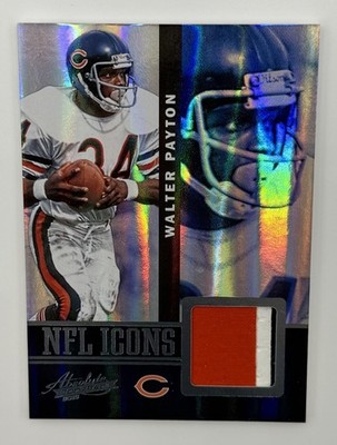 2012 Panini Absolute Memorabilia Walter Payton Game Used Patch /49 Chicago Bears