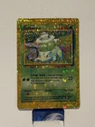 Vintage Prism Vending Machine Sticker Bulbasaur 44/102 Base Set Pokemon Card