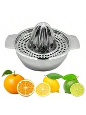 Heavy Duty Stainless Steel Citrus Juicer Manual Orange Lemon Squeezer 12cm Tool