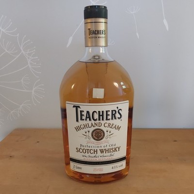 2 LITER Flasche TEACHER`s Highland Cream Whisky 43%