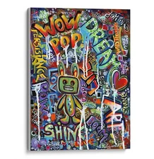 Graffiti Art Prints, Urban Art, Original Painting Prints, Pop Art, Canvas Prints