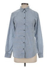 Chef Works Women Blue Long Sleeve Blouse S