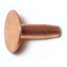 10 x 1/2" Copper Belt Rivets 40 pcs.