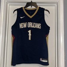 Nike Zion Williamson New Orleans Pelicans Size L YOUTH Blue Swingman Jersey