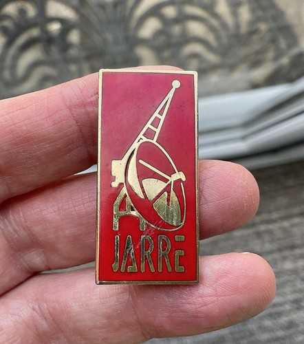Vintage Jean Michel Jarre Emaille Pin Anstecker Rock Pop Musik Lichtshow - Bild 3 von 9