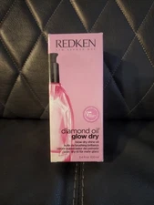 Redken Diamond Oil Glow  Dry Blow Dry Shine Oil 3.4 oz New Sealed Celephane Box!