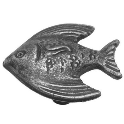 Hickory Hardware Fish Cabinet Knob, Fishing Lodge Cabin Black Pewter PA0115-VP