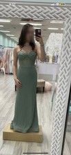 Green Prom Dress Size 4 Mermaid Sweetheart Party Dress Formal Gown Sz 4