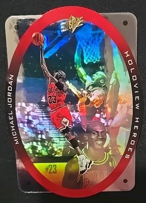 97-98 SPx Michael Jordan Holoview Heros - Michael Jordan Cards