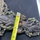 Set Of 2 Curtain Tie back/Curtain Holder/antique Hardware Art Deco Cast Iron Act — photo 10