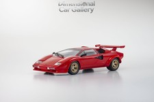 Kyosho 1/18 Lamborghini Countach LP5000 Quattrovalvole Red Gold Wheels Model Car