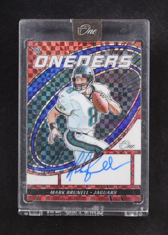 2023 Panini One - The Oneders Autographs Mark Brunell #357 Red /25 (AU)