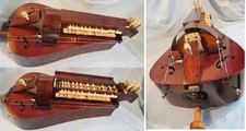 6 strings 24 keys Hurdy Gurdy, Whole Maple wood, Great Sound, Hand Made