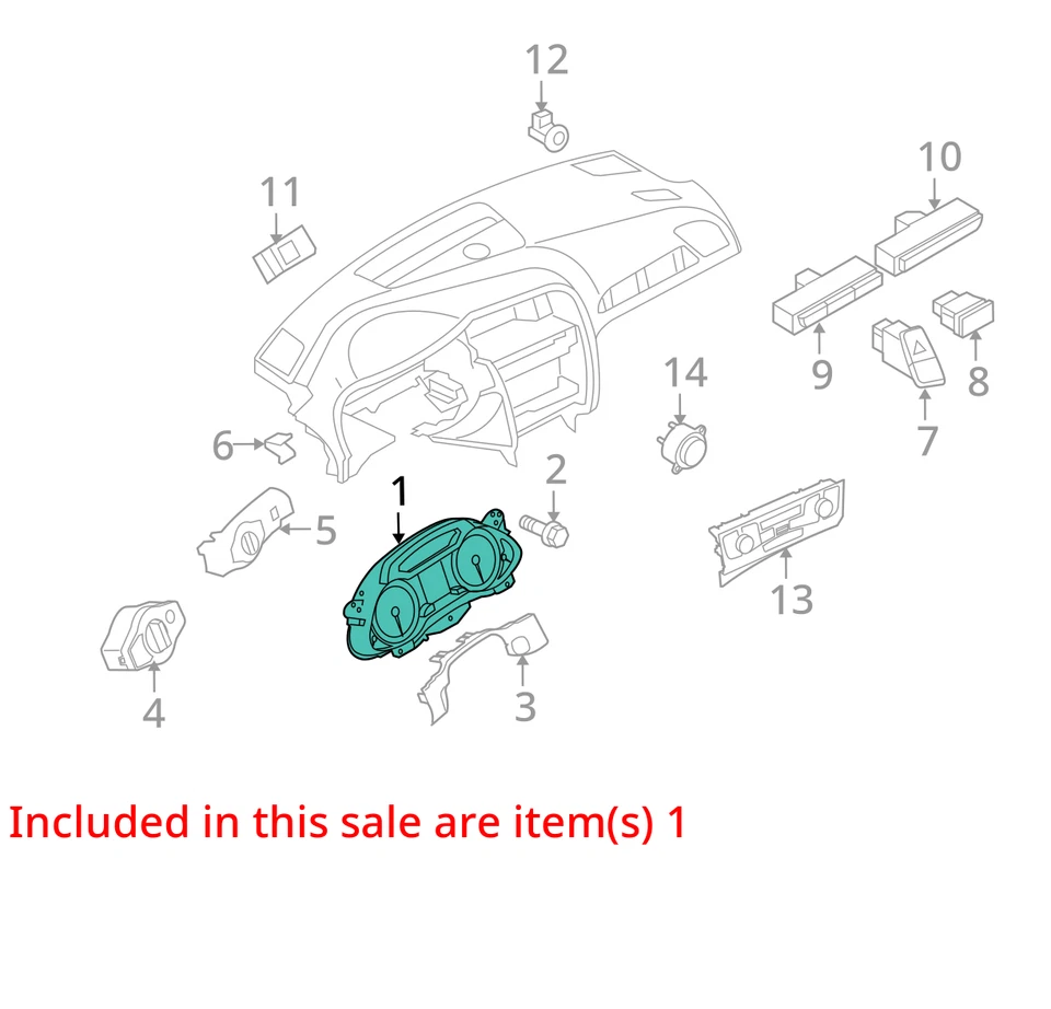 Cuadro de instrumentos velocímetro Audi A4 2013-2016 indicadores 8k0 920 983 F R5BEK Foto 3 de 4