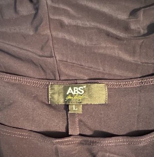 ABS by Allen Schwartz Etuikleid Größe L klassisch marine seidig A-Linie - Bild 8 von 8