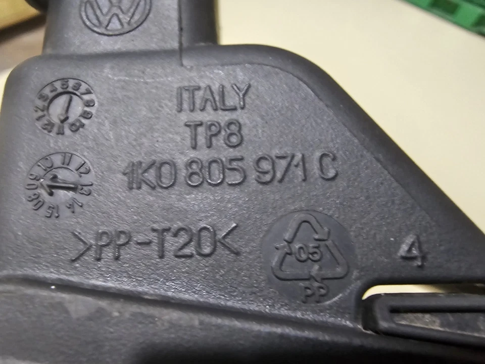 SOPORTE TUBO ADMISIÓN AIRE DELANTERO AUDI A3 8P VW SEAT SKODA 1K0805962E 1K0805971C Foto 3 de 4