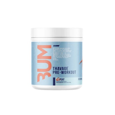 RAW Nutrition CBUM Thavage 6-Peat Red Gummy 520g / 40 - 20 serv 07/26 + Samples