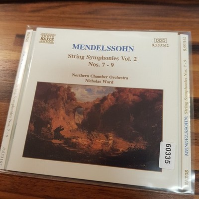 NORDERN CHAMBER ORCHESTRA mendelssohn - string symphonies vol. 2 NM/EX
