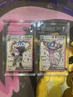Pokemon 2025 Umbreon ex 176 Espeon ex 175 Premium Figure Coll Tag 9 Pair