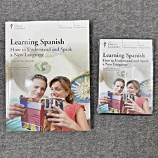 Great Courses Learning Spanish How To Understand & Speak Language DVD w/Workbook