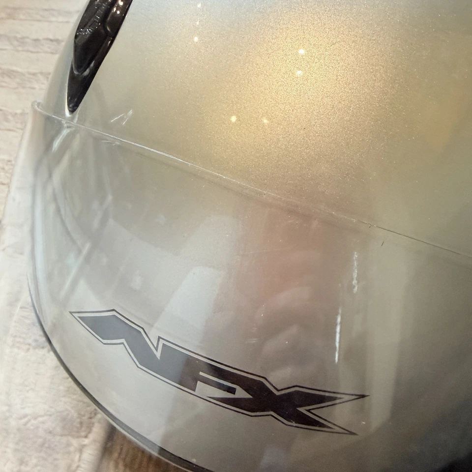 AFX FX-48 Motorcycle Half Helmet Gray Size small - Image 3 of 4