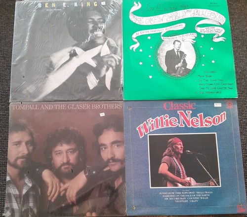 Vinyl Record Bundle 12 inch! Bob Dylan, Ben E King, Willie Nelson and More - Picture 3 of 6