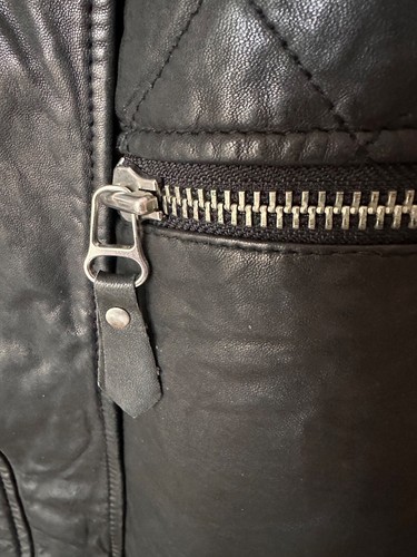 ISABEL MARANT schwarze Lederjacke Bikerjacke - Bild 4 von 24