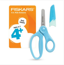 Fiskars Kids Scissors, 5 inch, Blunt, School Supplies for Kids 4 , Turquoise