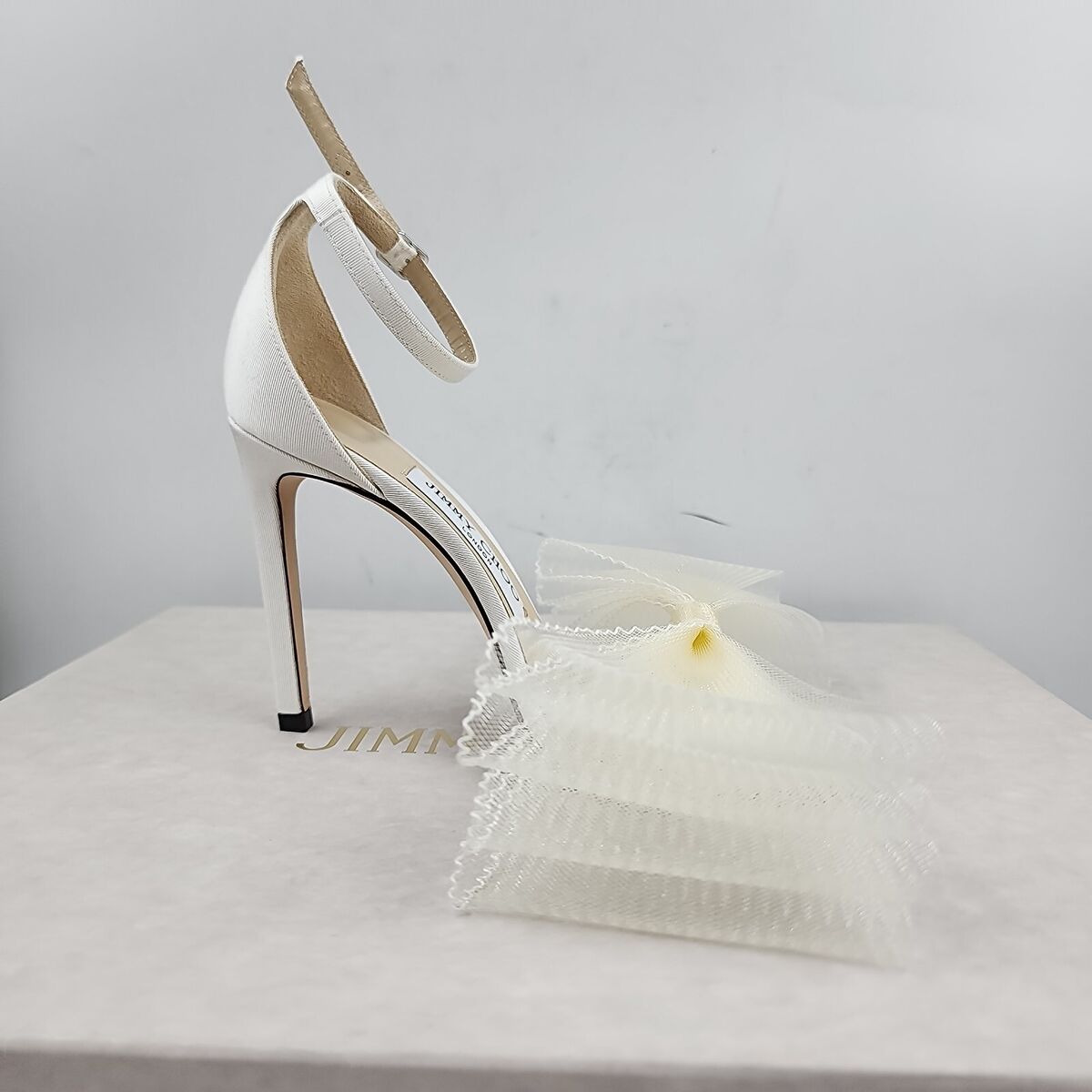 Jimmy Choo Aveline 100 High Heel Sandals Women's 5 Latte Jimmy Choo Aveline 100 High Heel Sandals Women's 5 Latte