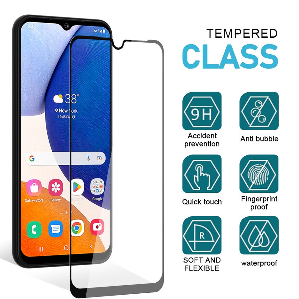 4-Pack For Samsung Galaxy A03S A03 A53 A14 Full Tempered Glass Screen ...