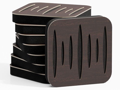 "Confezione da 8 - Mini Pannello Assorbimento Acustico | Pannello Decorativo Parete "COLUMBIA" - Foto 22 di 33