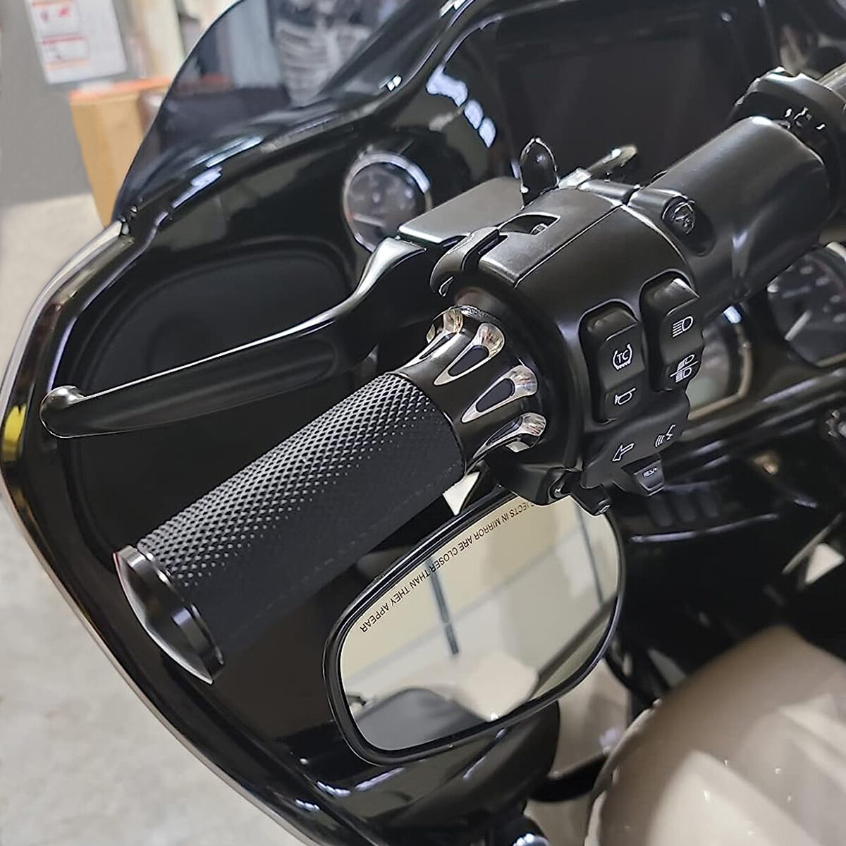 1" Electronic Throttle Grip for Harley Street Glide FLHX Handlebar Grips 08-19