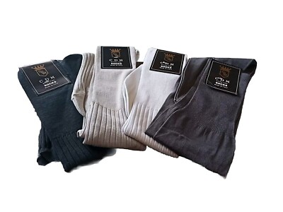 Herren Socke lang 100% Garn aus Schottland CDM Made in Italy Outletpreis