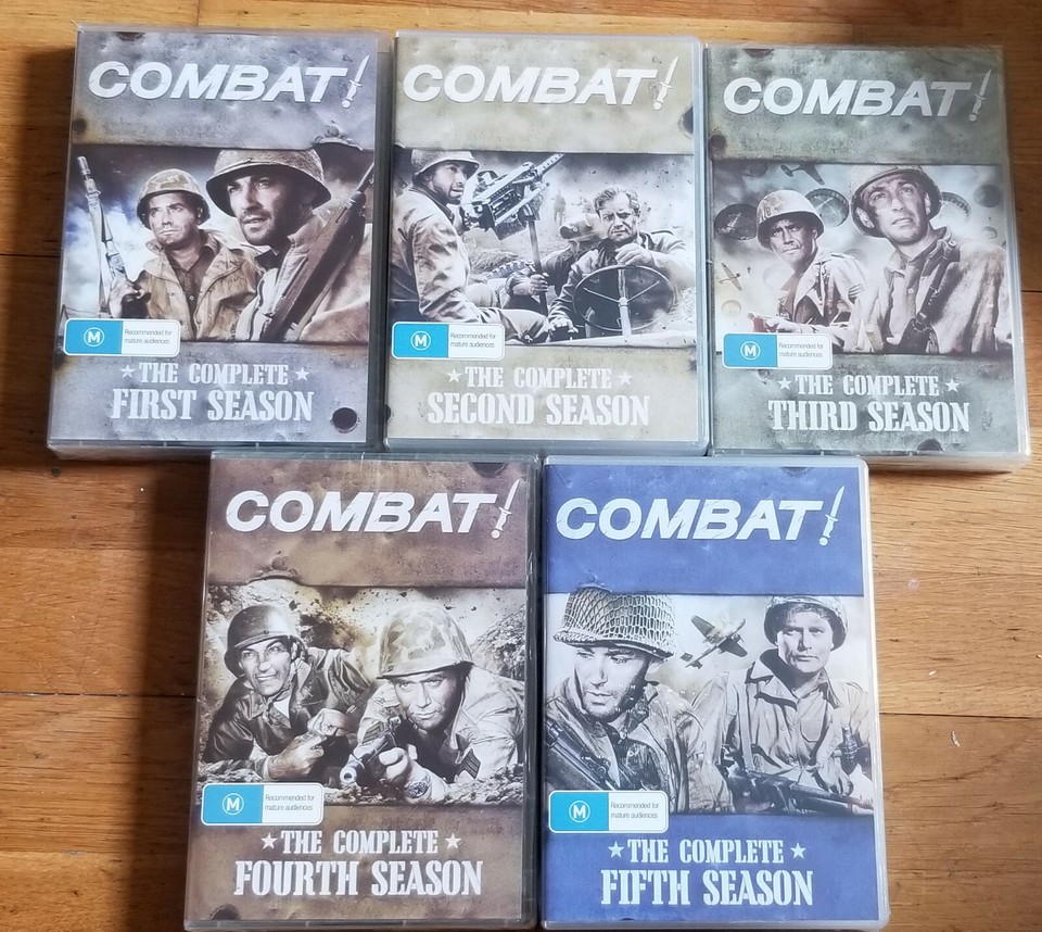 Combat The Complete Series Collection Vic Morrow, Rick Jason 40 DVD Box ...