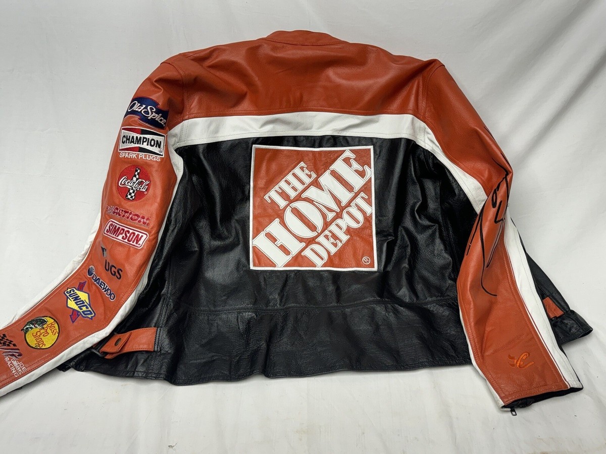 Wilsons Chase Tony Stewart 20 NASCAR racing Leather Jacket Size
