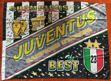Juventus Flag 23Rd Scudetto Champion Of Italy No Scarf Champions Cup