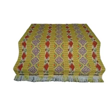 TENUN IKAT ETHNIC HANDWOVEN TEXTILES INDONESIA FOR BLANKET HOME DECORATION TE11