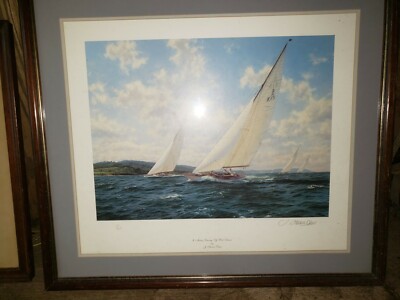 Original Signed & Numberd Prints of Sailboats By J. Steven Dews. 2 prints 
