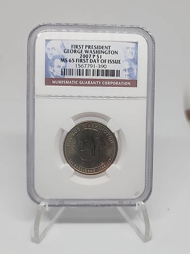 2007-P George Washington Dollar NGC MS-65 Business Strike  FREE US SHIPPING