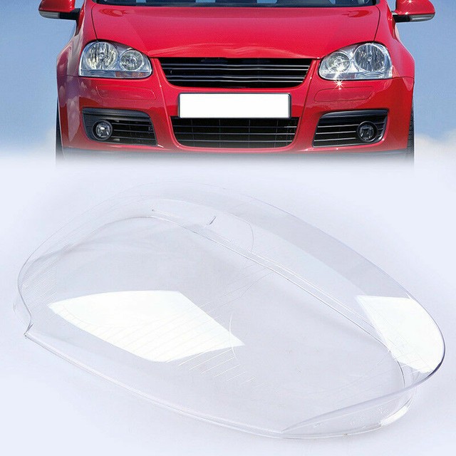 Clear Front Left Headlight Lenses Cover For VW Golf 5 MK5 Jetta 05 06