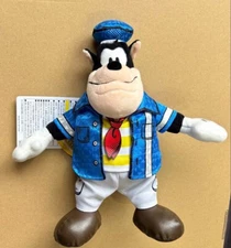 Japan Tokyo Disney Resort Plush Toy Badge Pete Pal-Palooza Donald Quacky City