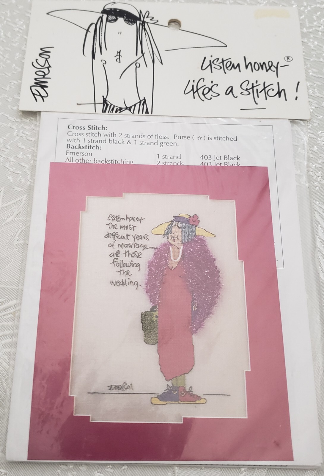 Twisted Threads Counted Cross Stitch Patterns Emerson Life Is A Stitch Lot Of 7