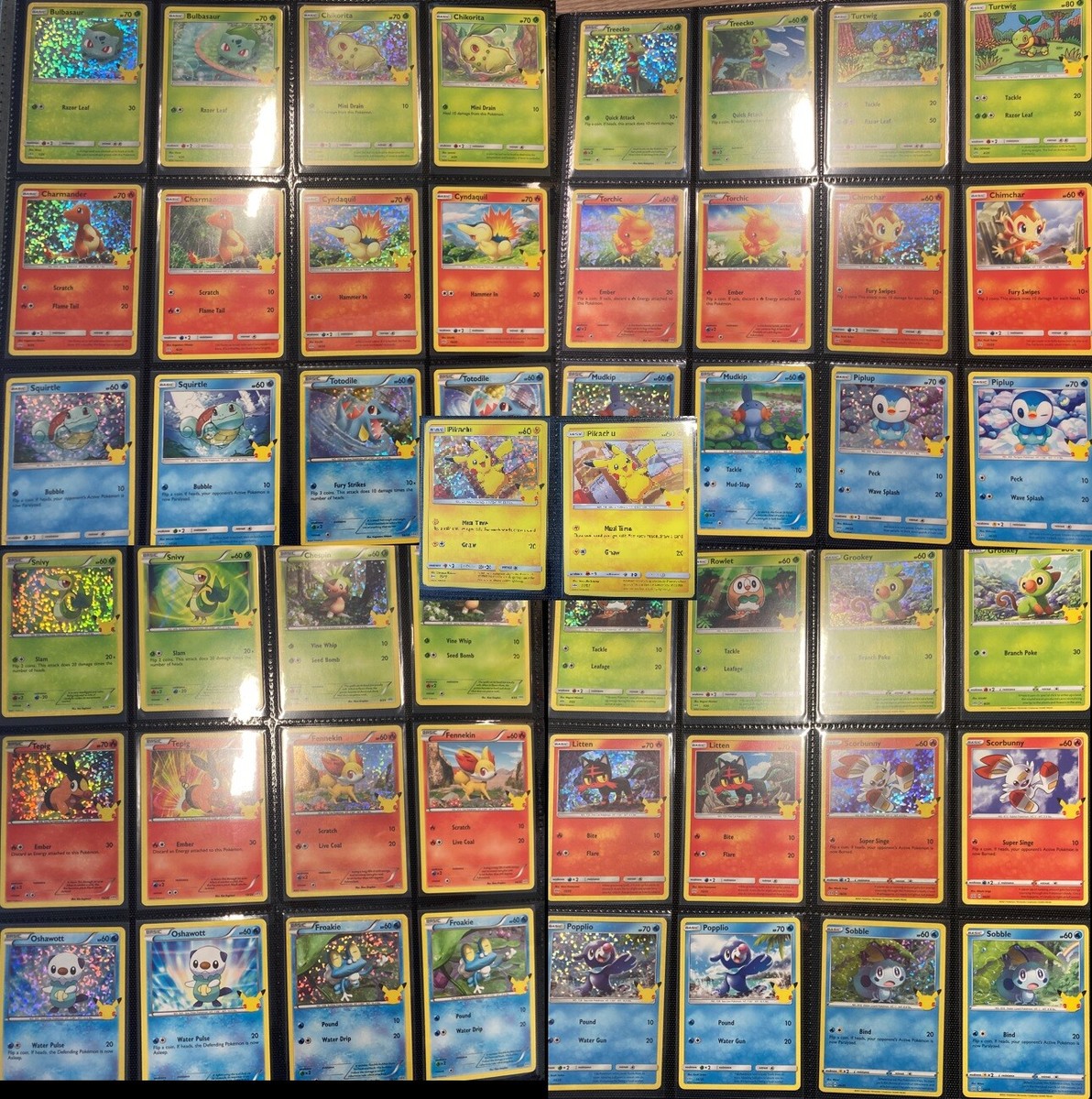Pokemon McDonalds Celebrations 25th Anniversary complete Pokemon McDonalds Celebrations 25th Anniversary complete