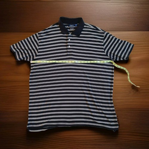 Jack Nicklaus Dry Range Golf Polo Shirt Mens Size XXL 2XL Casual Black Striped - Picture 3 of 6